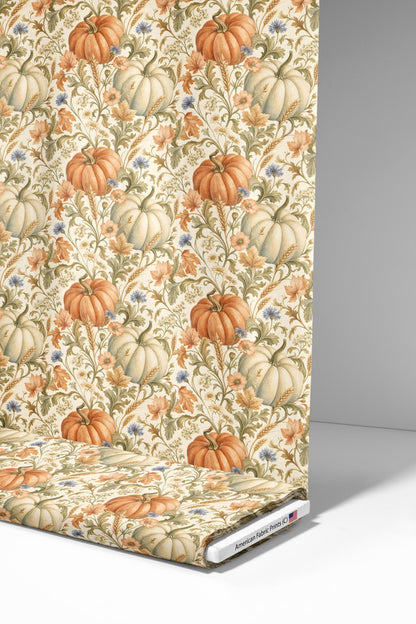Fall Pumpkins Fabric - Shop now at American Fabric Prints