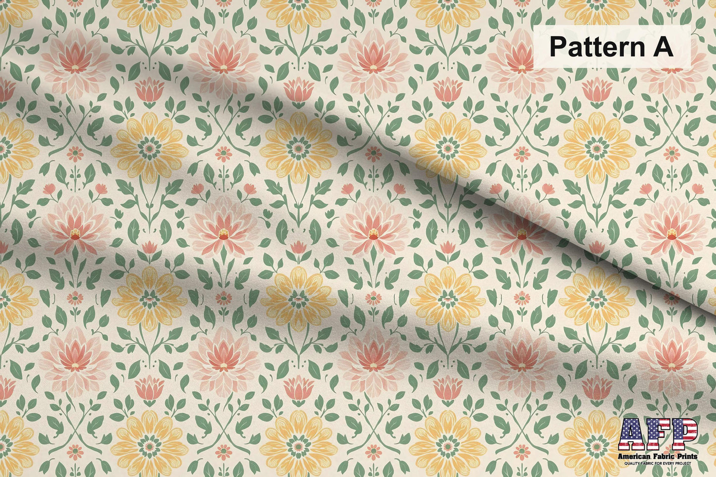 Floral Tile Fabric Bundle Set - Shop now at American Fabric Prints