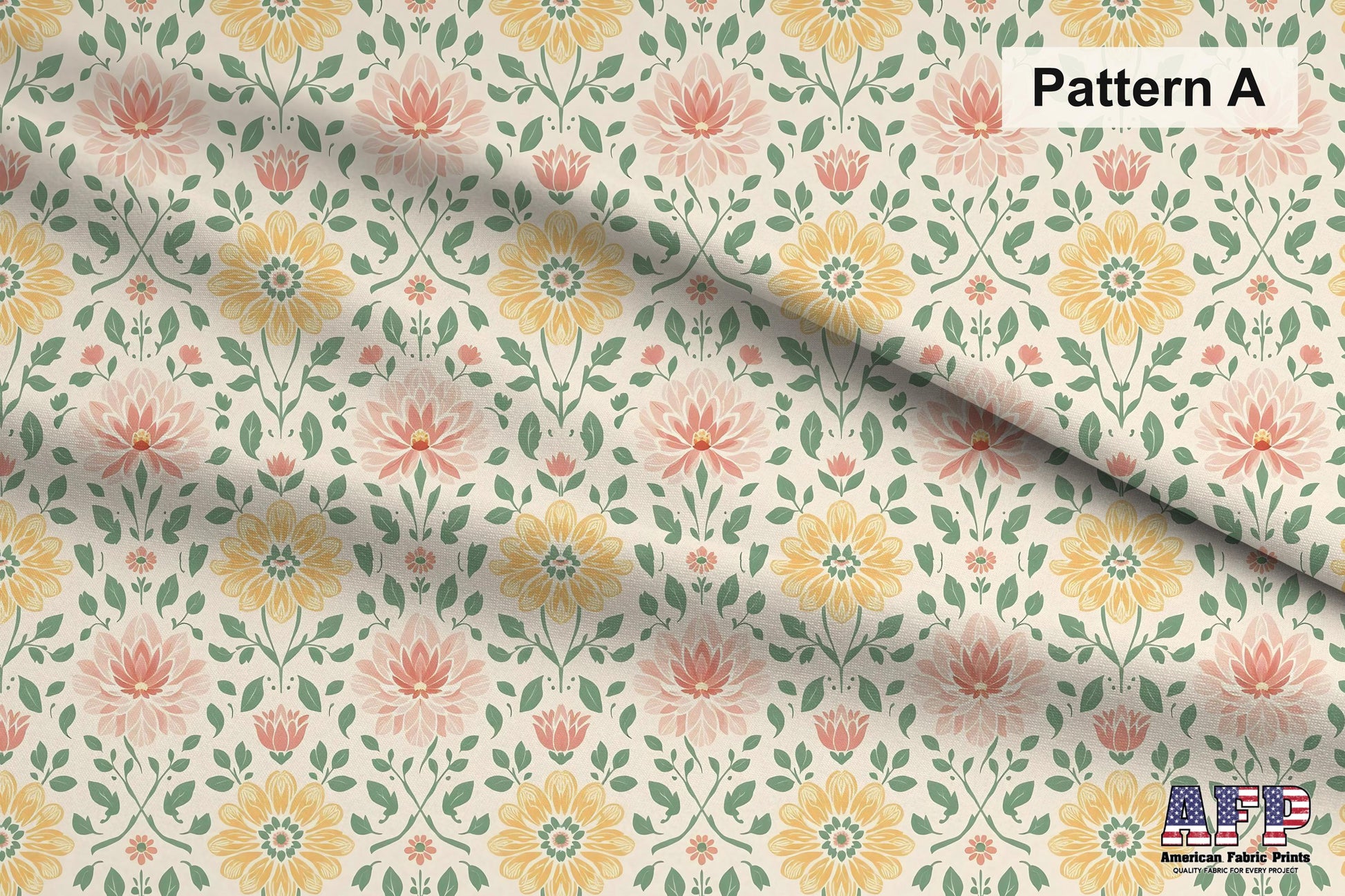 Floral Tile Fabric Bundle Set - Shop now at American Fabric Prints