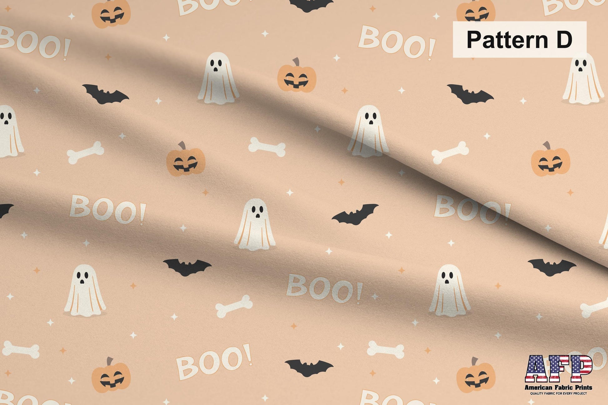 Retro Halloween in Blue Fabric Bundle Set - Shop now at American Fabric Prints