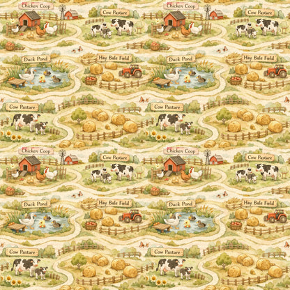 Storybook Farm Fabric - Shop now at American Fabric Prints
