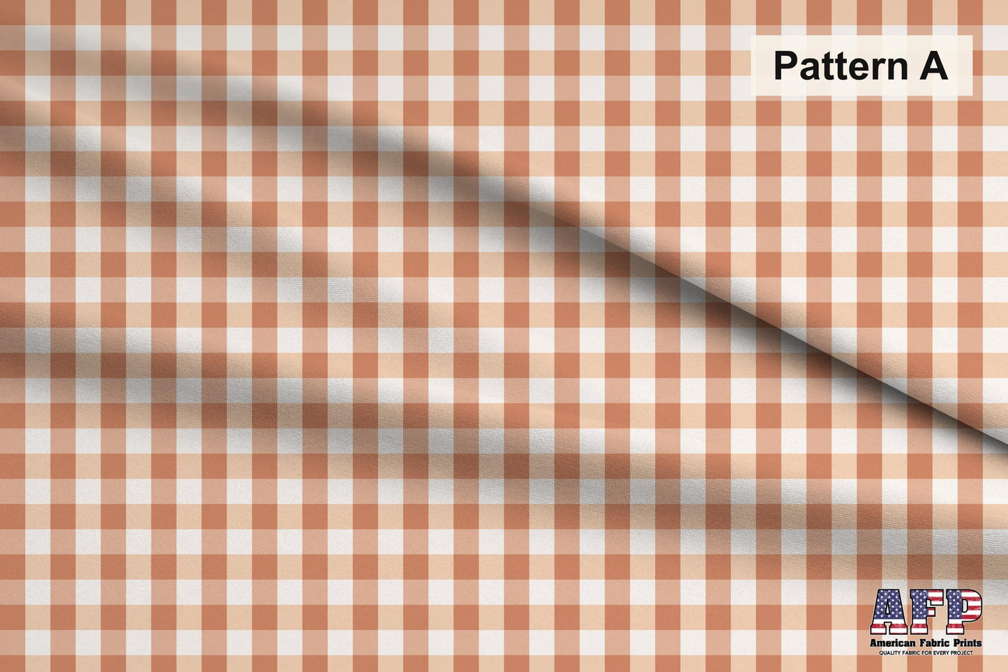 Neutral Gingham Fabrics. Pattern A. Shop now at American Fabric Prints.