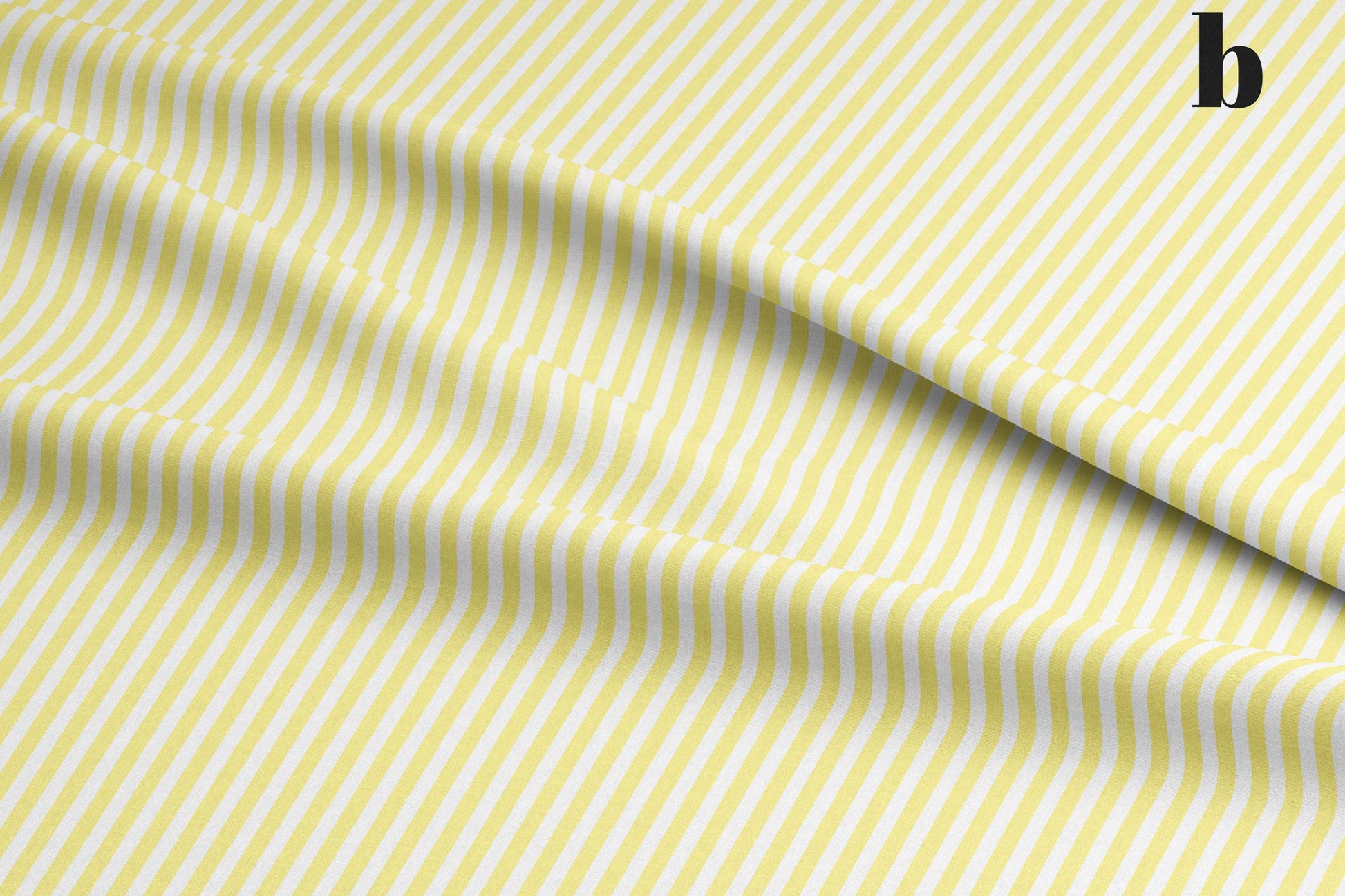 Yellow Striped Cotton Fabric. Shop now at American Fabric Prints.
