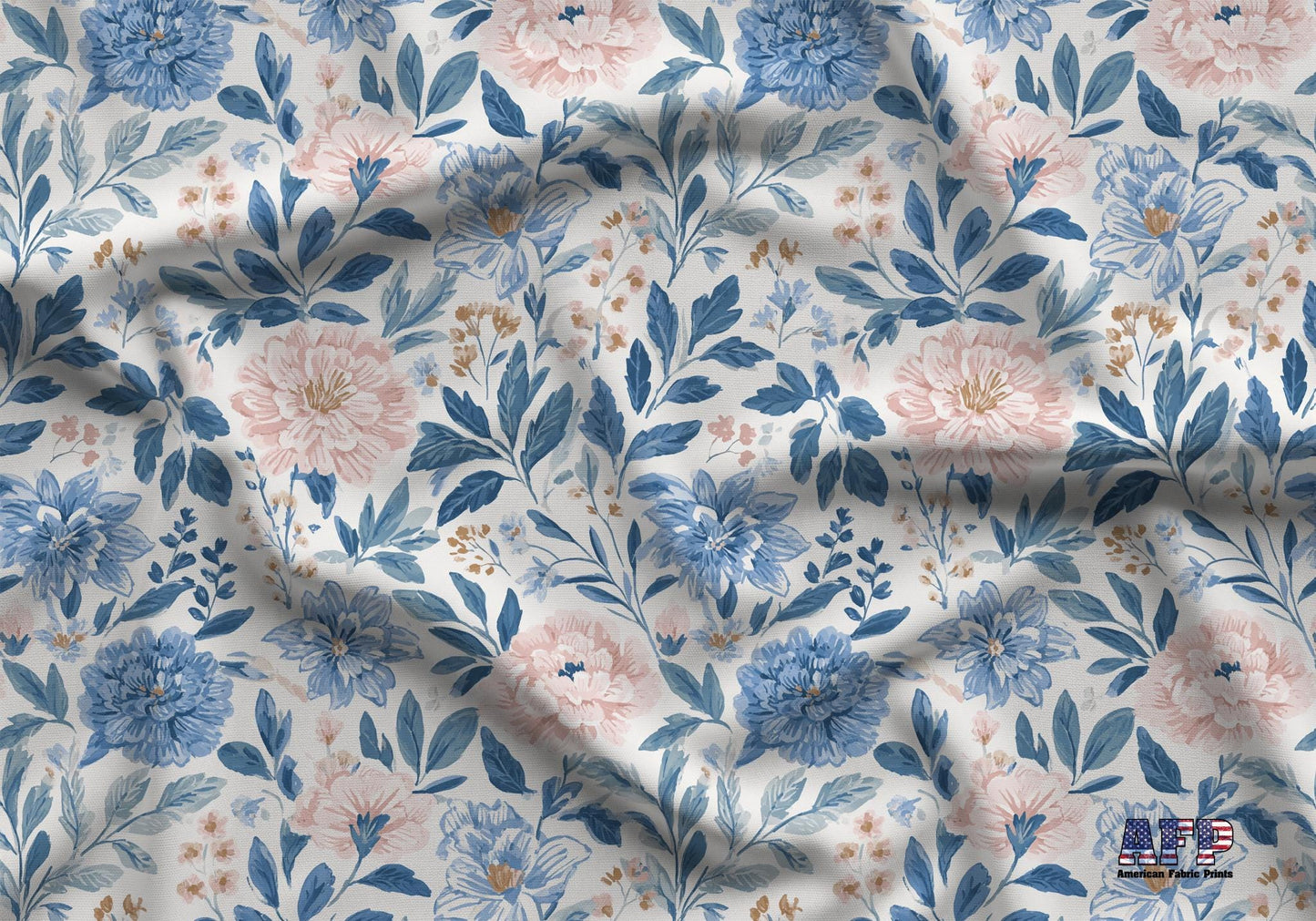 Delicate Floral Fabric - Shop now at American Fabric Prints