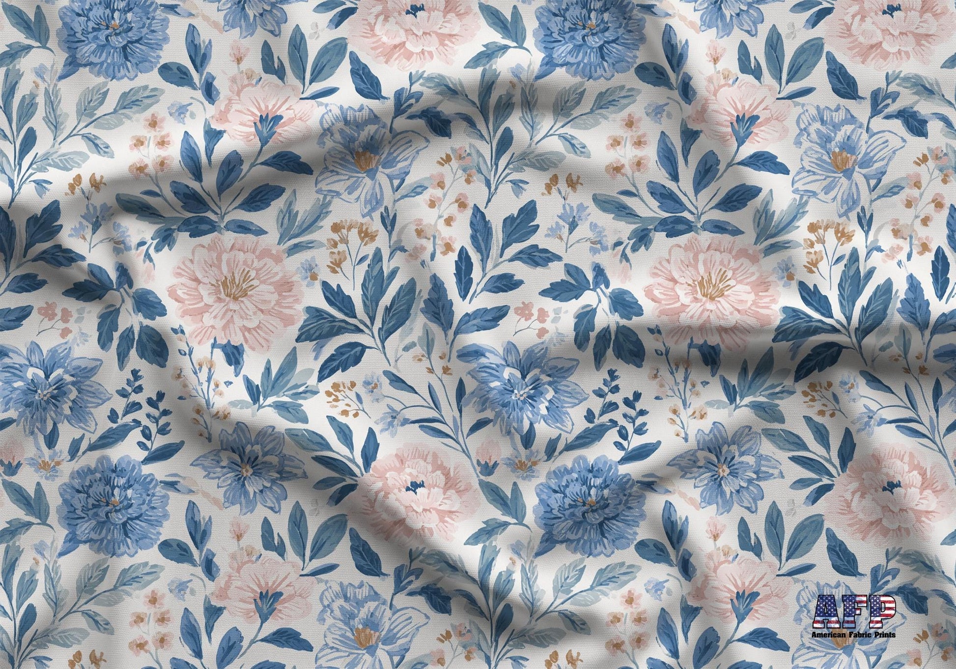 Delicate Floral Fabric - Shop now at American Fabric Prints