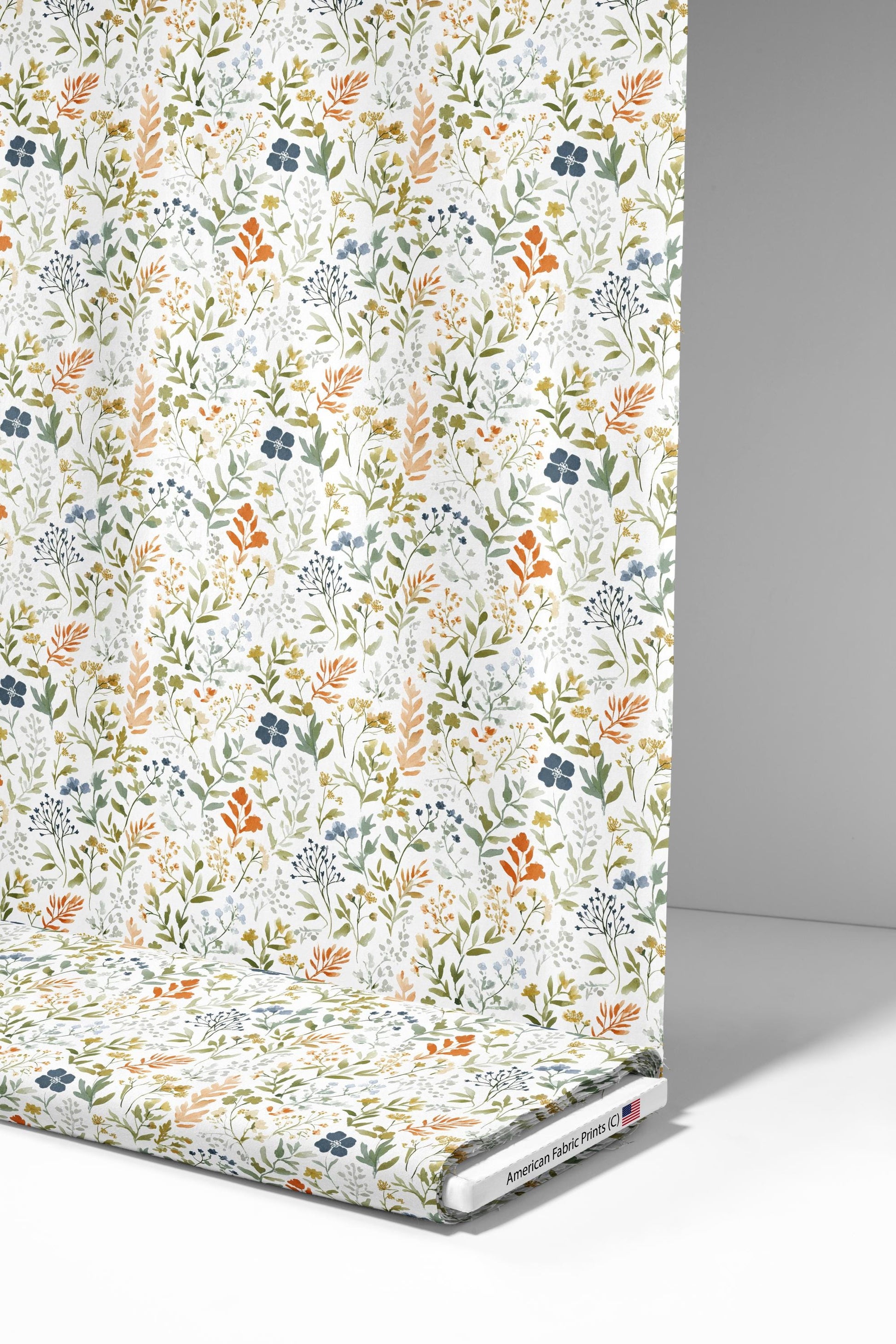 Fall Florals Fabric - Shop now at American Fabric Prints