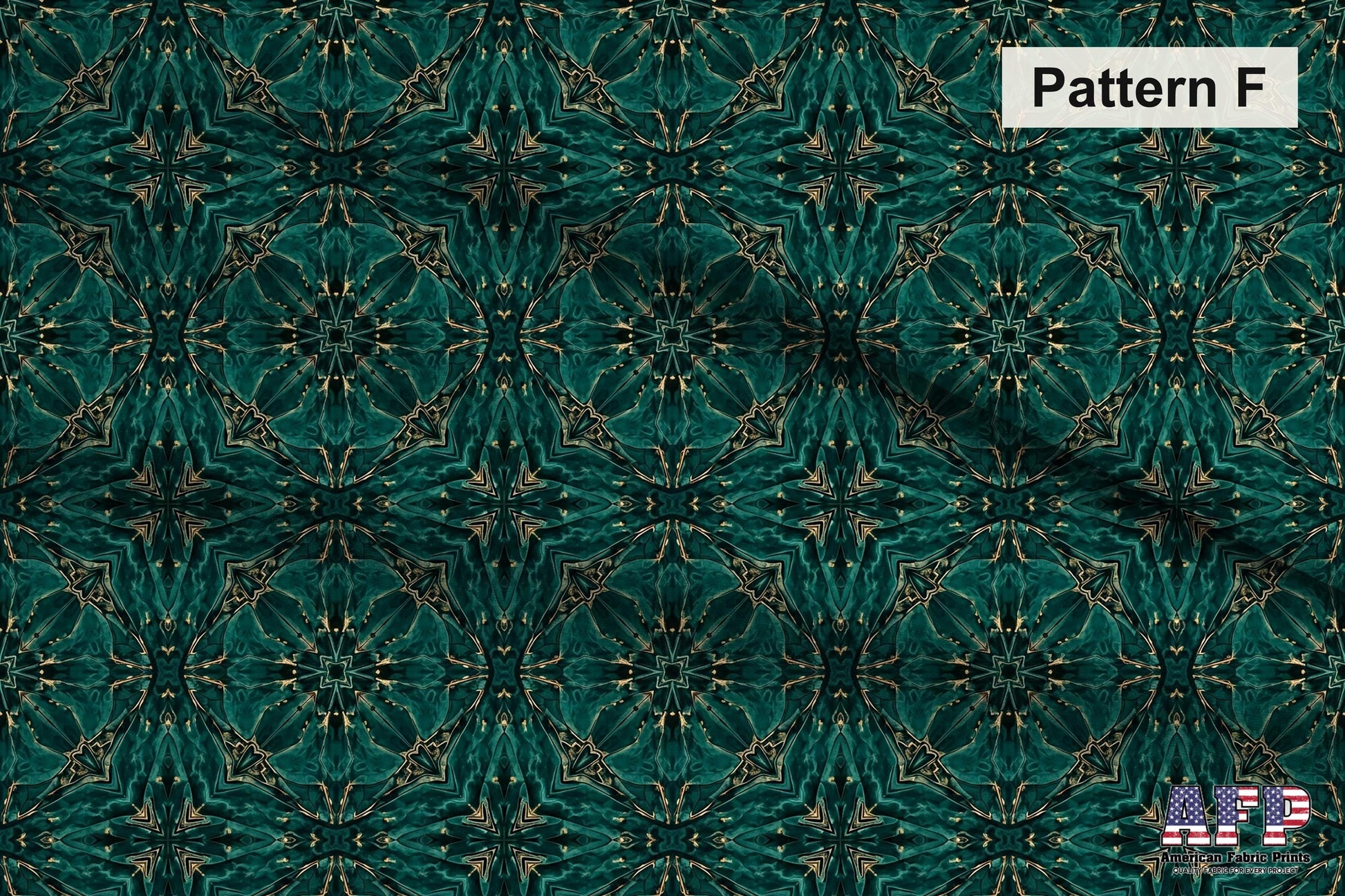 Arabesque Teals 4 Fabric Bundle Set - Shop now at American Fabric Prints