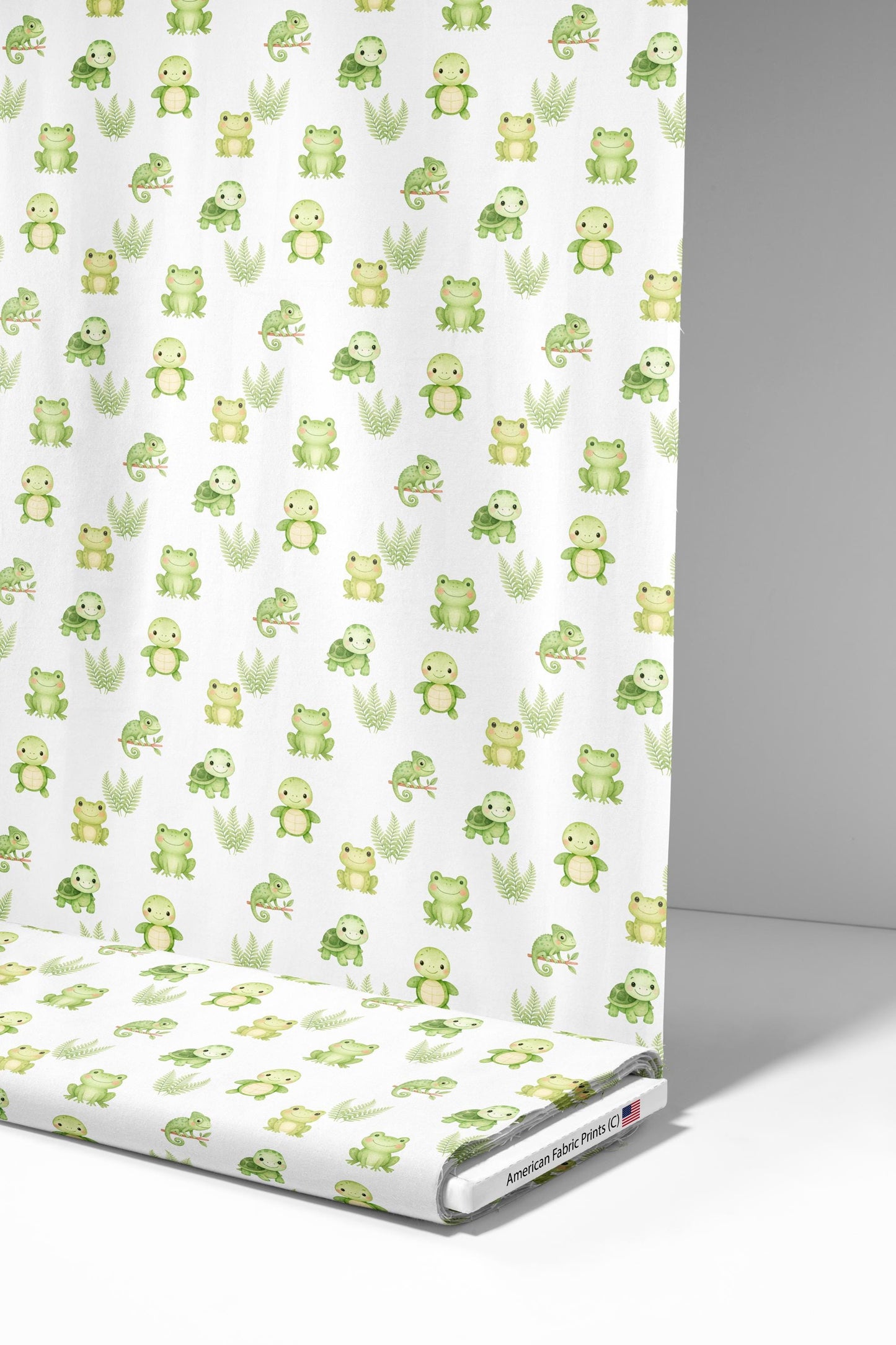 Tiny Reptiles Fabric - Shop now at American Fabric Prints