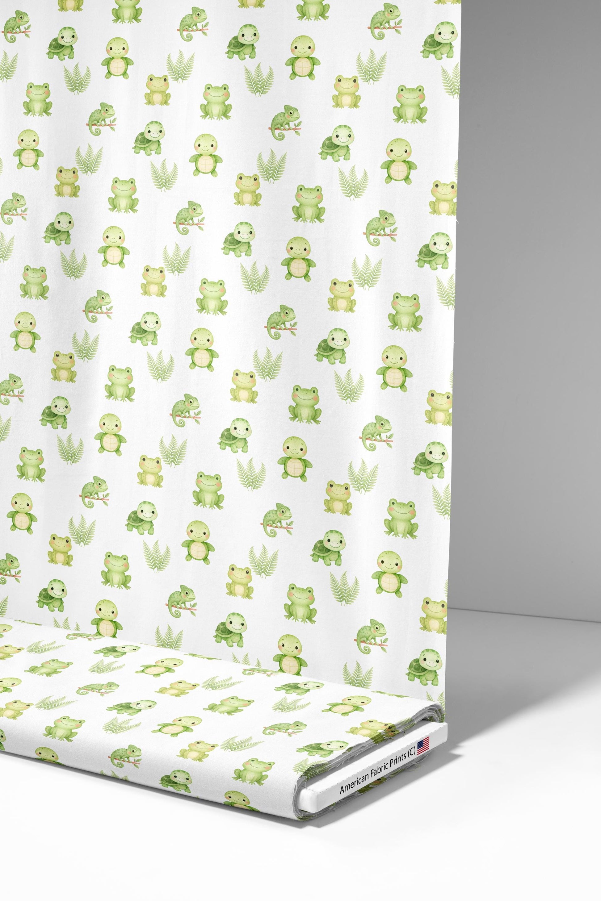 Tiny Reptiles Fabric - Shop now at American Fabric Prints