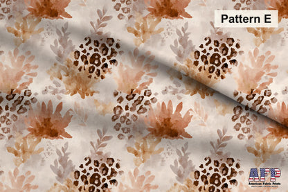 Pastel Boho Leopard Fabric Bundle Set - Shop now at American Fabric Prints