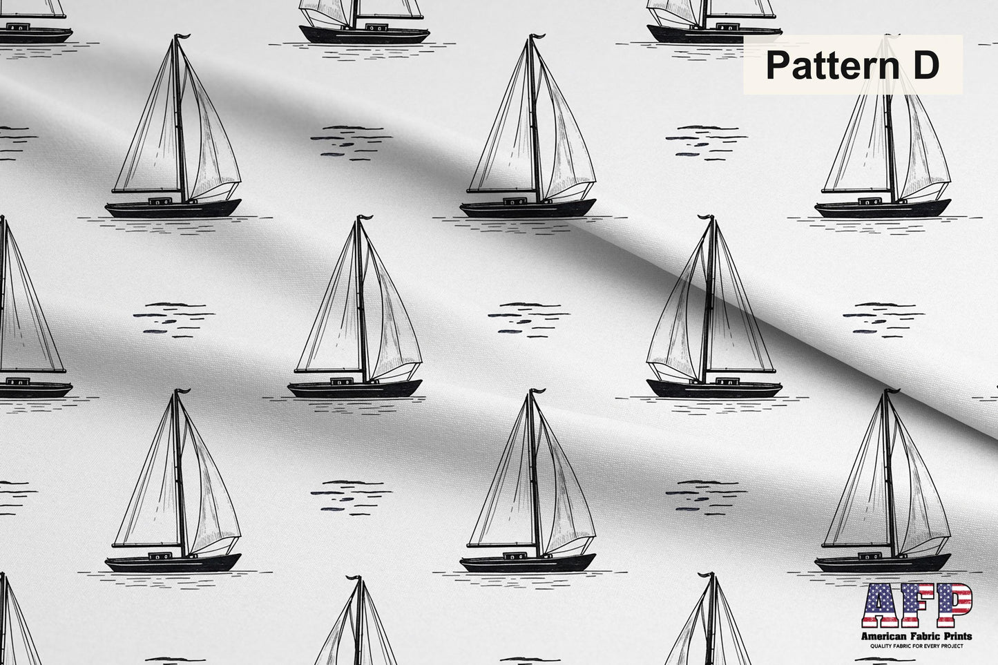 Blue Sailboat Fabric Bundle Set - Shop now at American Fabric Prints