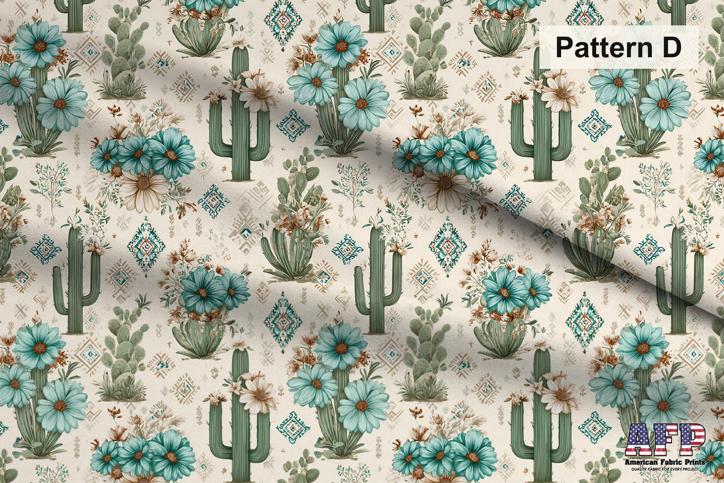 Boho Western Vibes 4 Fabric Bundle Set - Shop now at American Fabric Prints