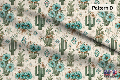 Boho Western Vibes 4 Fabric Bundle Set - Shop now at American Fabric Prints