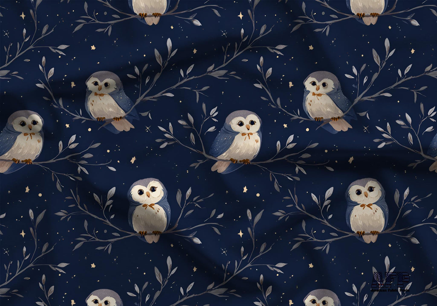 Owl in a Cape Fabric - Shop now at American Fabric Prints