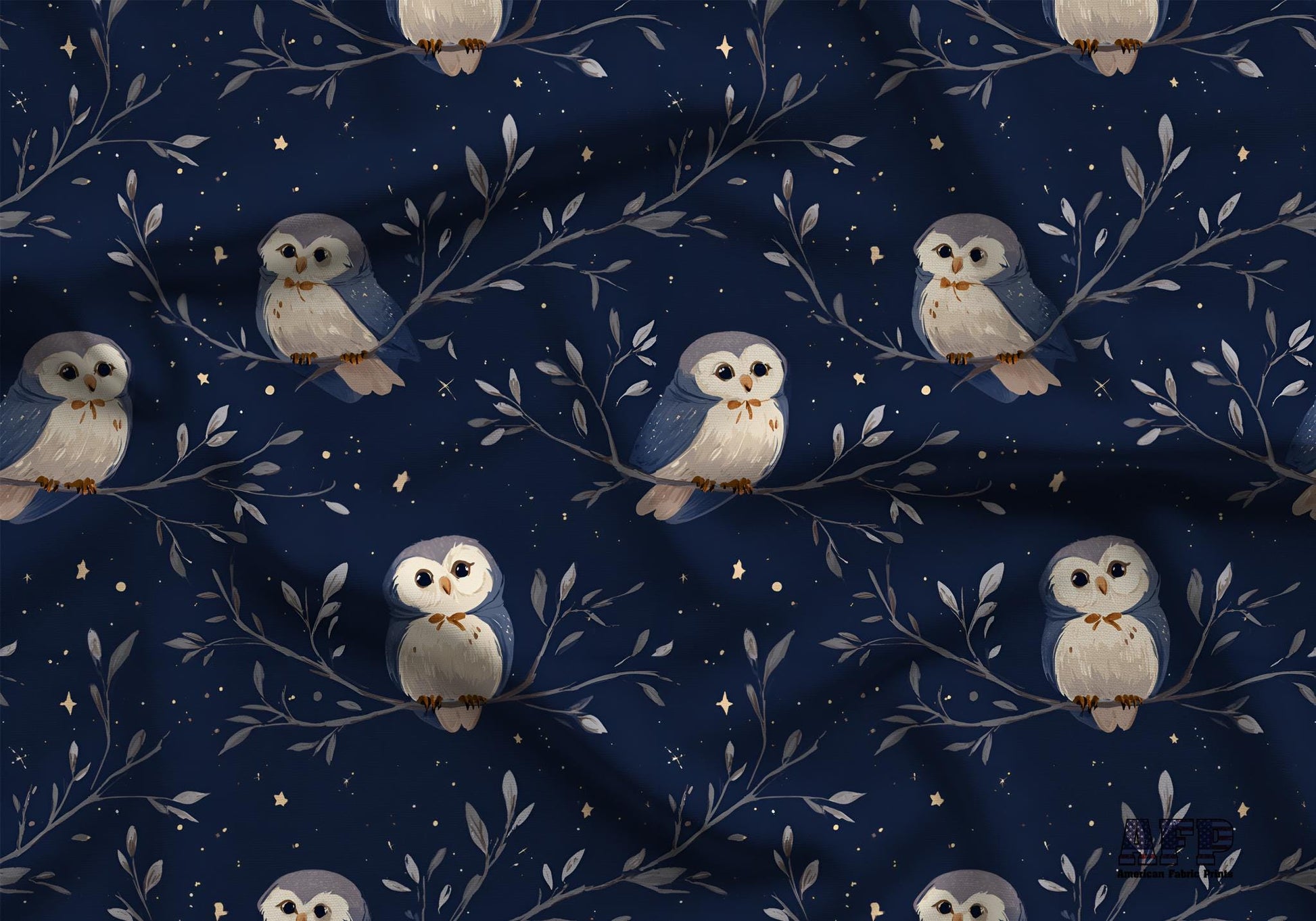 Owl in a Cape Fabric - Shop now at American Fabric Prints