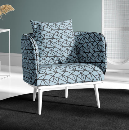 Modern Web Geometric Upholstery Pattern Fabric