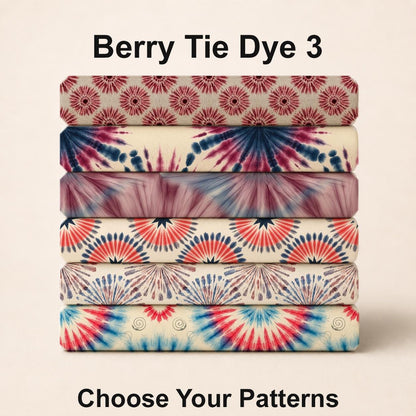 Berry Tie Dye 3 Fabric Bundle Set - Shop now at American Fabric Prints