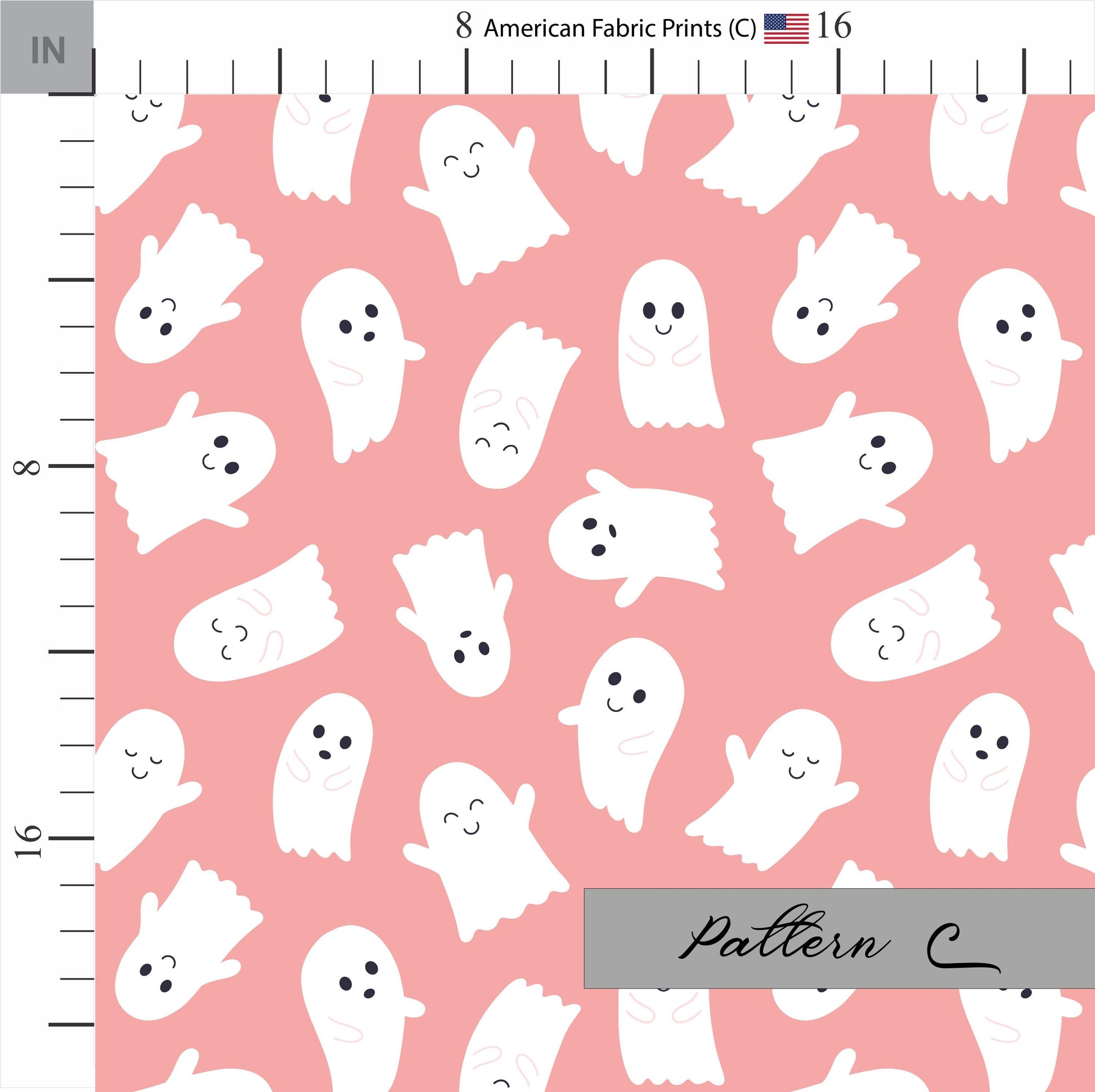 Halloween Ghost Quilt Fabric. Shop now at American Fabric Prints.