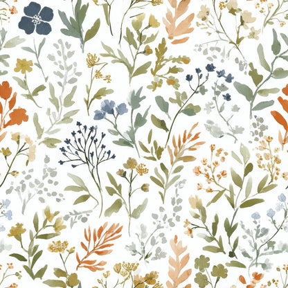 Fall Florals Fabric - Shop now at American Fabric Prints