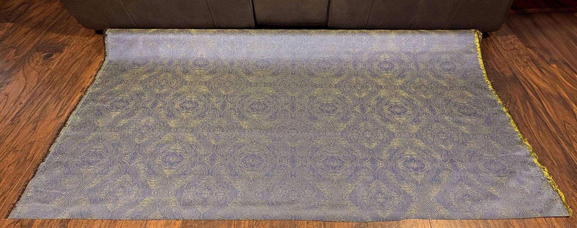 Fabricut Patina in Cobalt Colorway. Premium Modern Contemporary Jacquard Fabric for Upholstery. Shop now at American Fabric Prints.