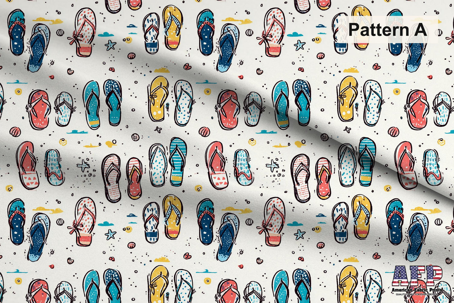 Beach Doodles Fabric Bundle Set - Shop now at American Fabric Prints