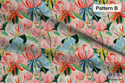 Preppy Tulips 2 Fabric Bundle Set - Shop now at American Fabric Prints
