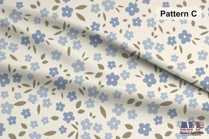 Country Florals in Blue Fabric Bundle Set - Shop now at American Fabric Prints
