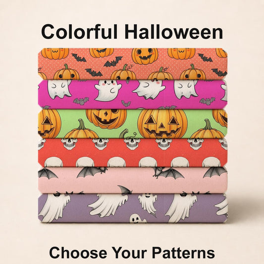 Colorful Halloween Fabric Bundle Set - Shop now at American Fabric Prints