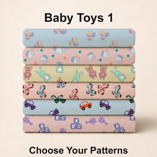 Baby Toys 1 Fabric Collection. Shop now at American Fabric Prints.