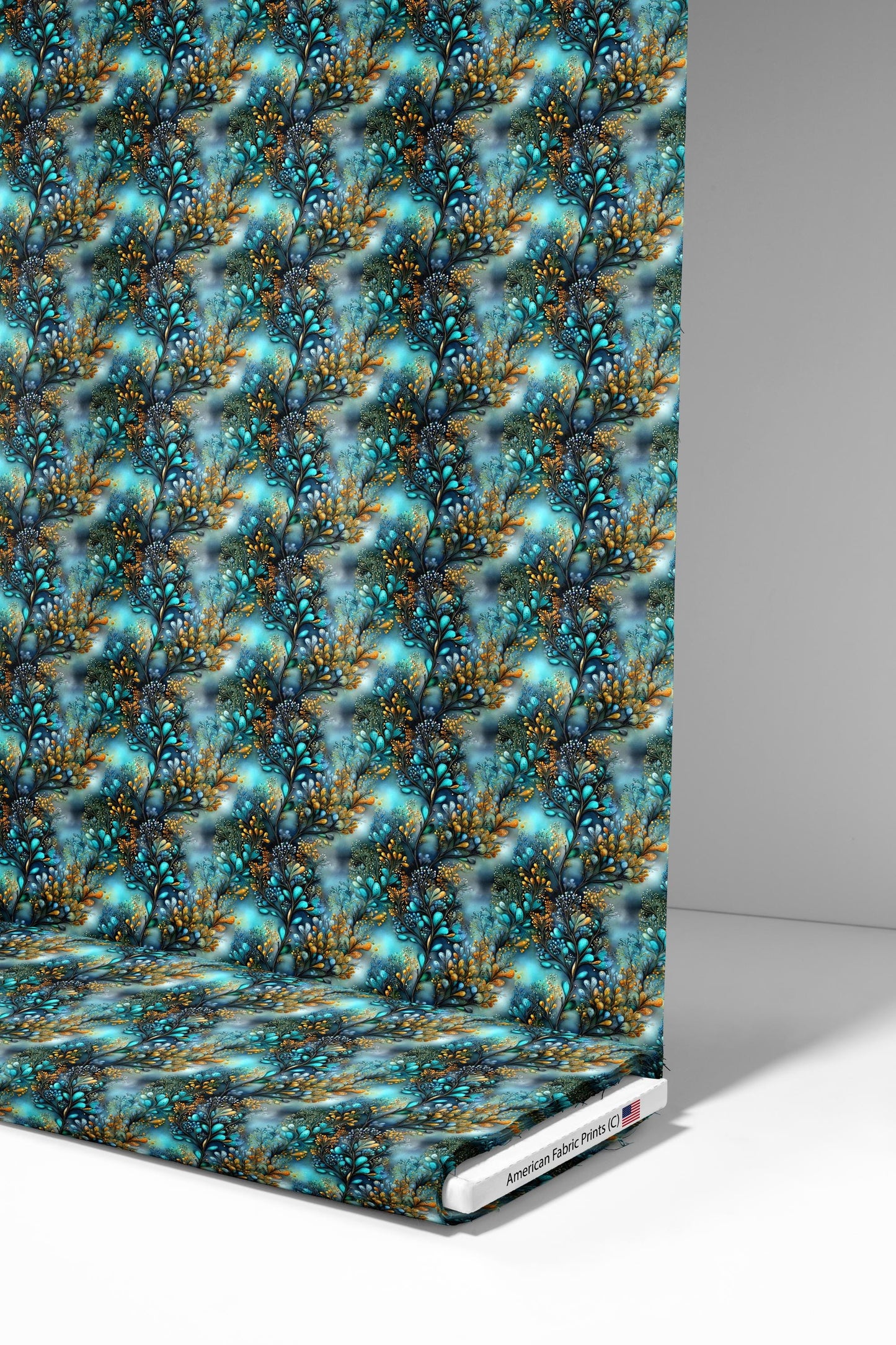 Mystical Coral Fabric - Shop now at American Fabric Prints