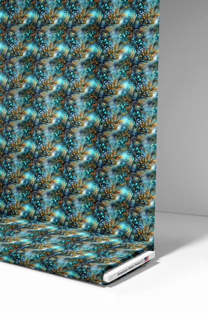 Mystical Coral Fabric - Shop now at American Fabric Prints