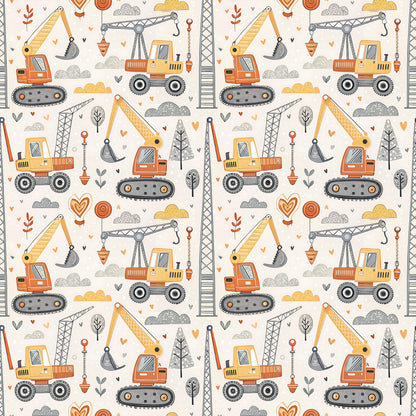 Heavy Machinery Fabric - Shop now at American Fabric Prints