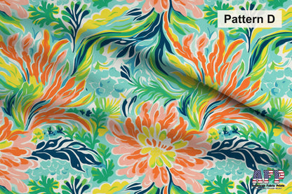 Preppy Coral Reef Fabric Bundle Set - Shop now at American Fabric Prints