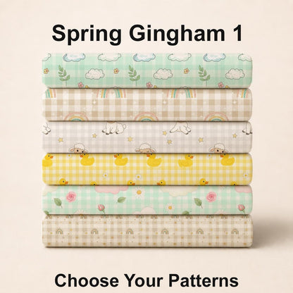 Spring Gingham 1 Fabric Bundle Set - Shop now at American Fabric Prints