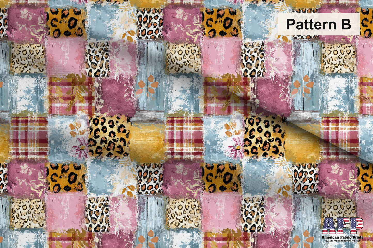Sunflower Leopard 2 Fabric Bundle Set - Shop now at American Fabric Prints