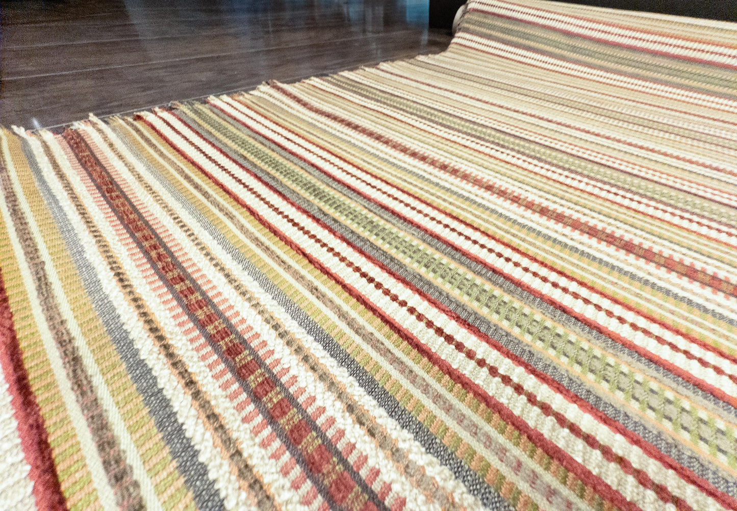 Kravet Design Striped Chenille Fabric. Shop now @ American Fabric Prints.