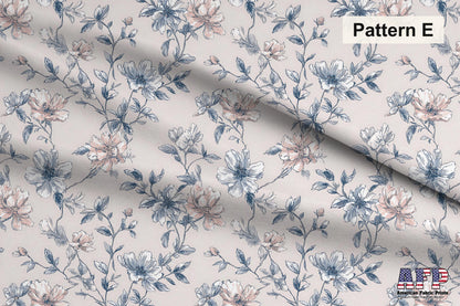 Grandmillenial Pink+Blue Fabric Bundle Set - Shop now at American Fabric Prints