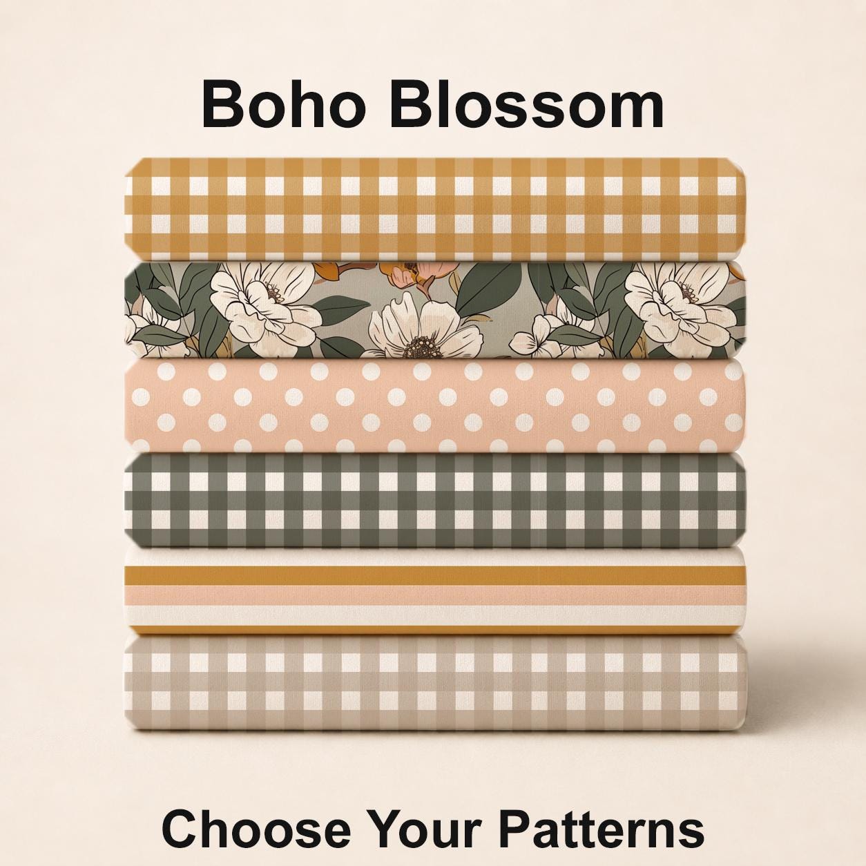 Boho Blossom Fabric Bundle Set - Shop now at American Fabric Prints