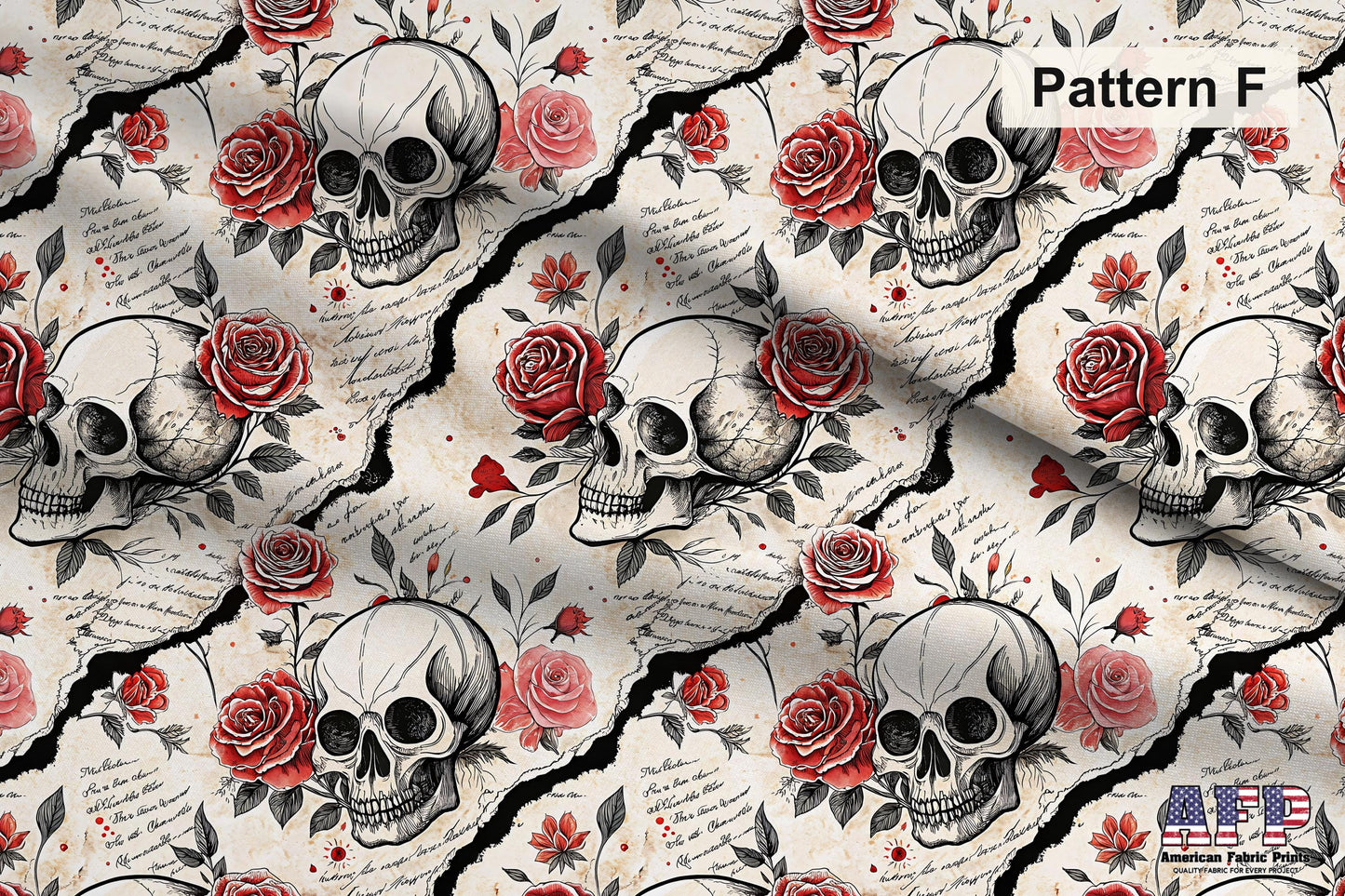 Playful Gothic Skulls Fabric Bundle Set - Shop now at American Fabric Prints