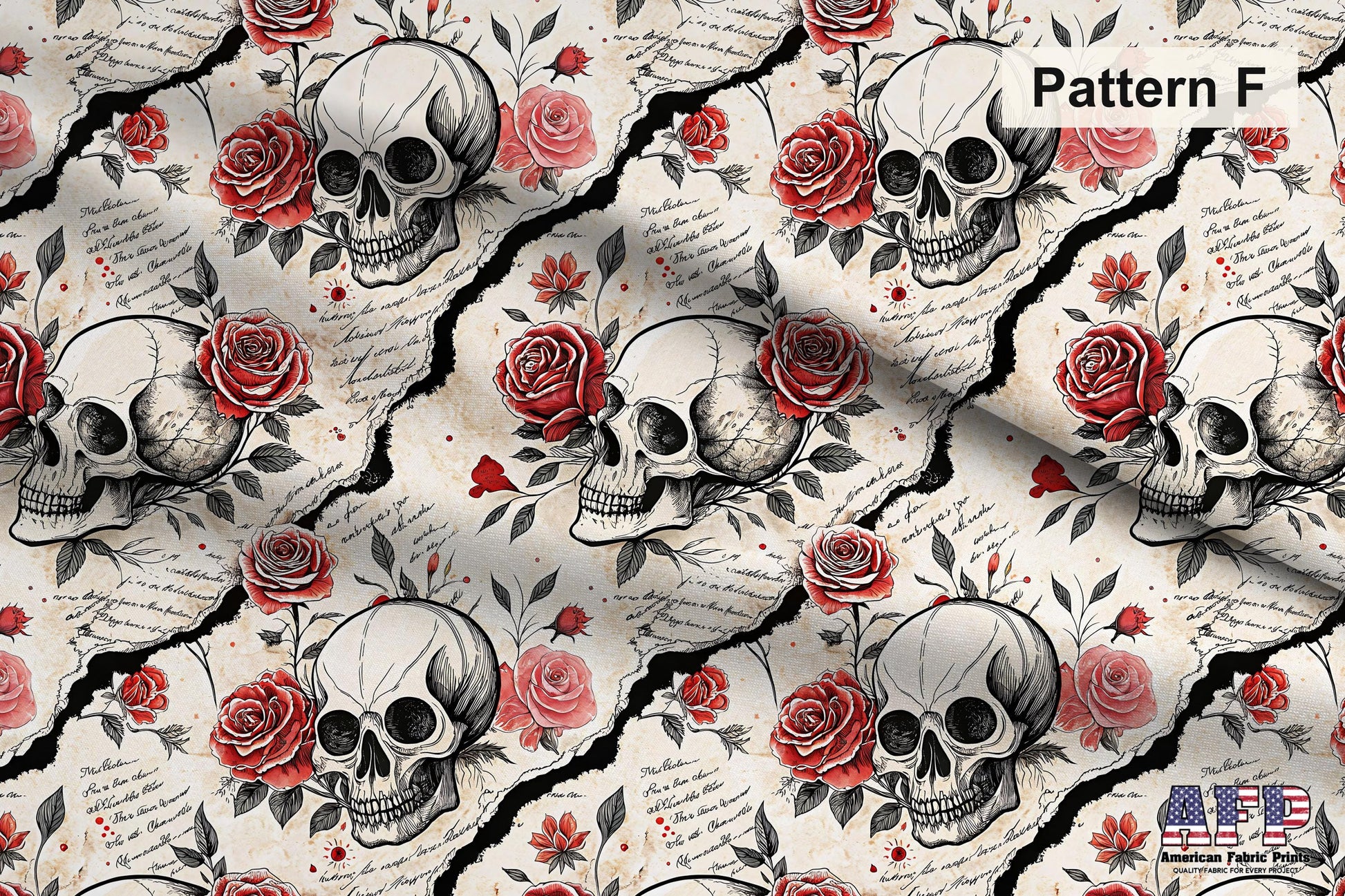 Playful Gothic Skulls Fabric Bundle Set - Shop now at American Fabric Prints