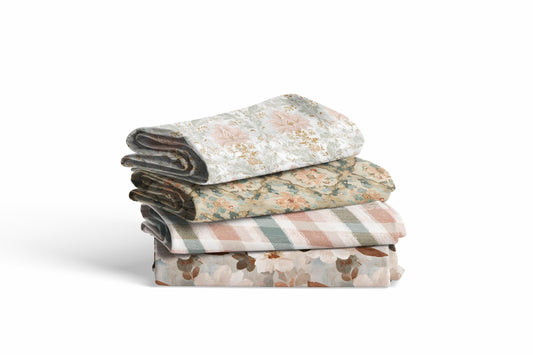 Soft Floral Fabric Bundle Set - Shop now at American Fabric Prints