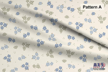 Country Florals in Blue Fabric Bundle Set - Shop now at American Fabric Prints