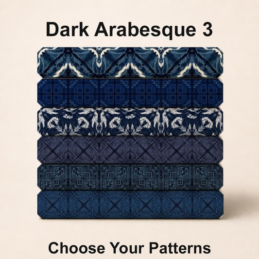 Dark Arabesque 3 Fabric Bundle Set - Shop now at American Fabric Prints