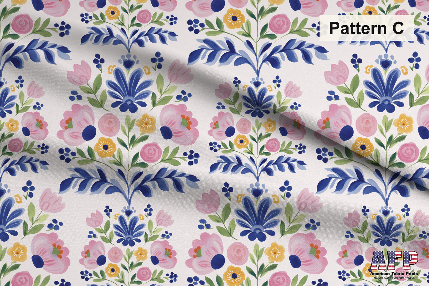Folk Floral Fabric Bundle Set - Shop now at American Fabric Prints