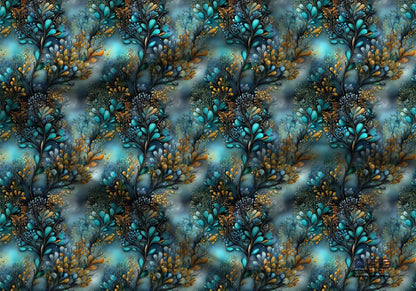 Mystical Coral Fabric - Shop now at American Fabric Prints