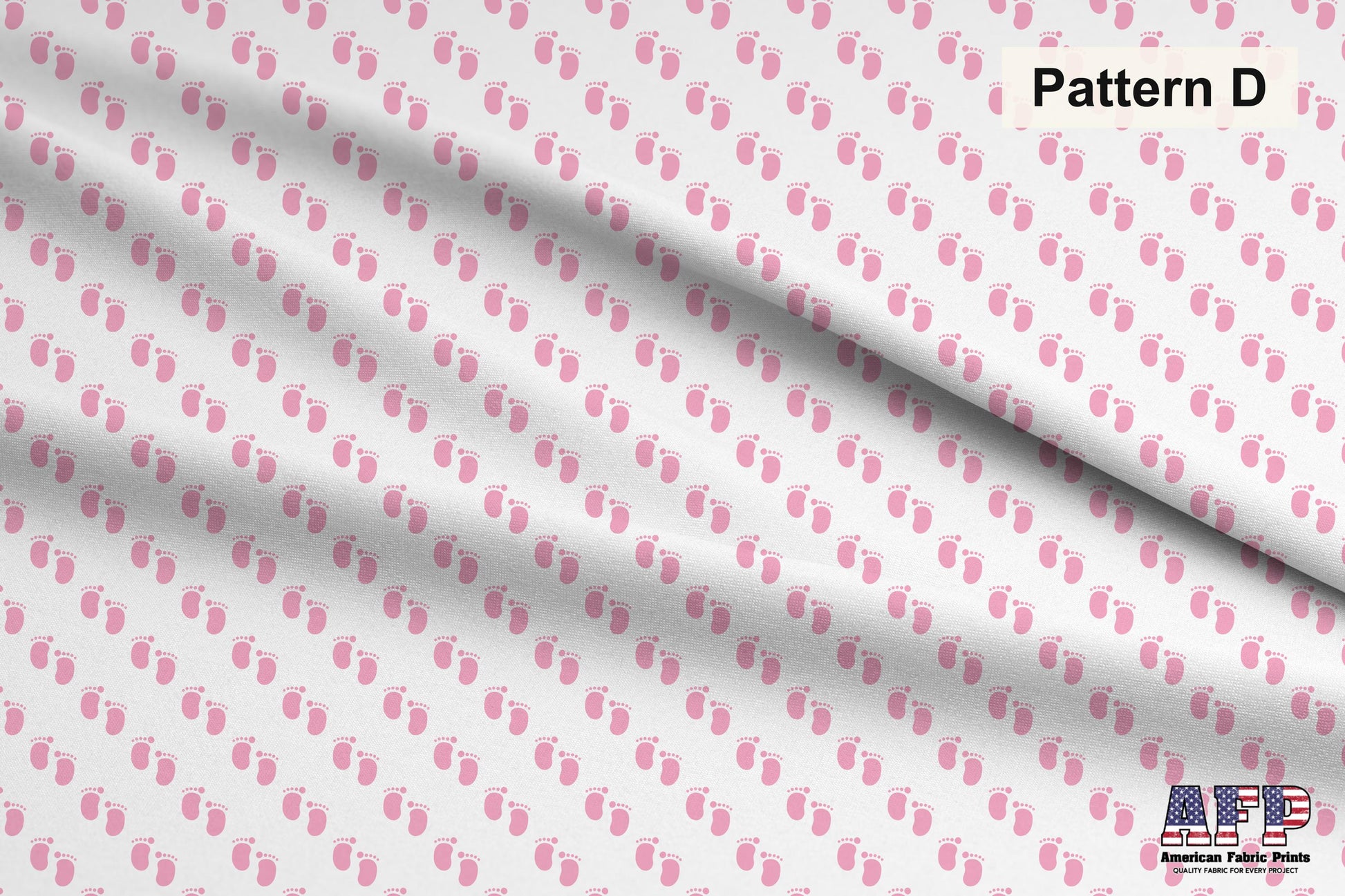 Baby Pink 2 Fabric Collection. Choose Your Patterns or select them all for a coodinated set. Pattern D Shown. Shop now at American Fabric Prints.