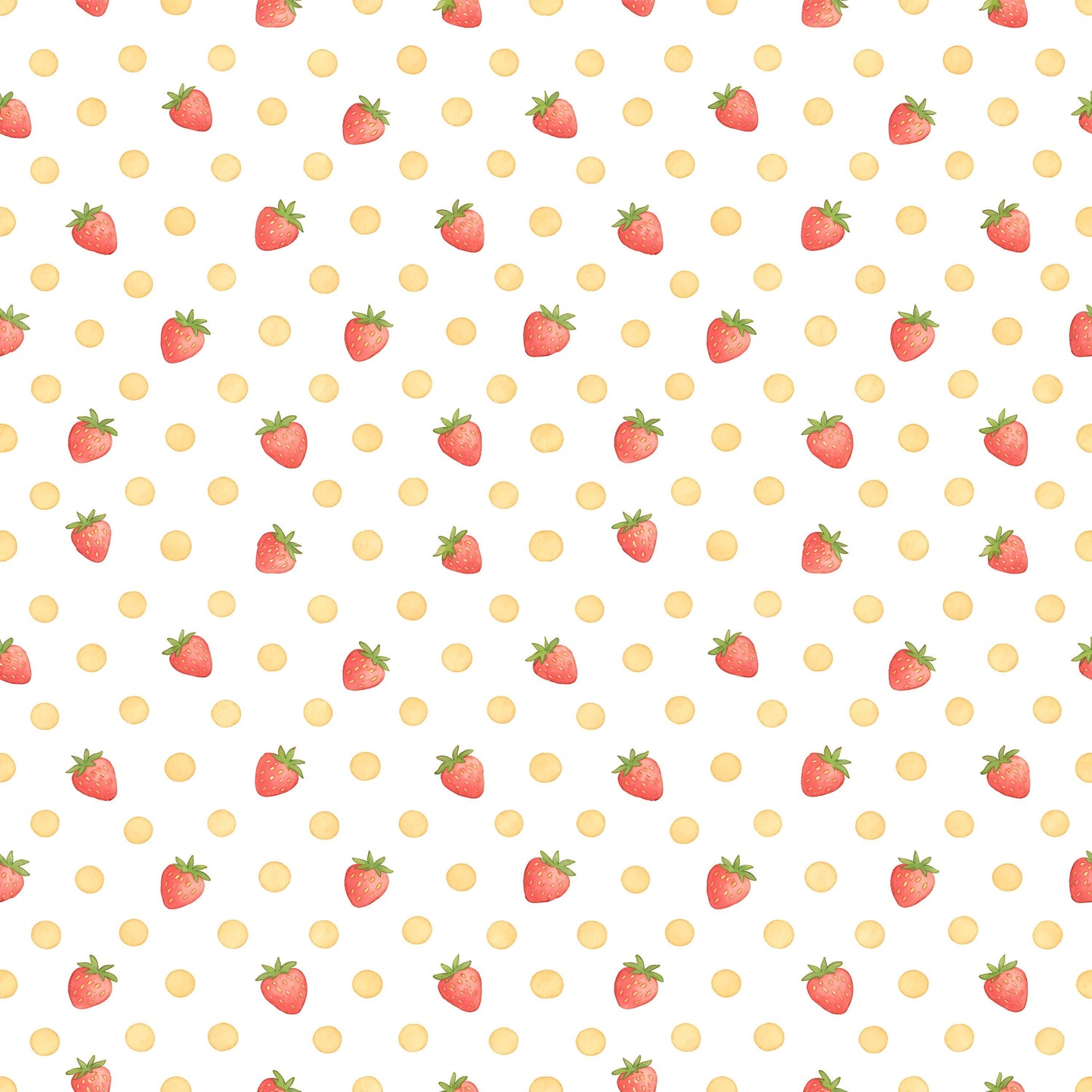 Strawberry Fabric - Shop now at American Fabric Prints