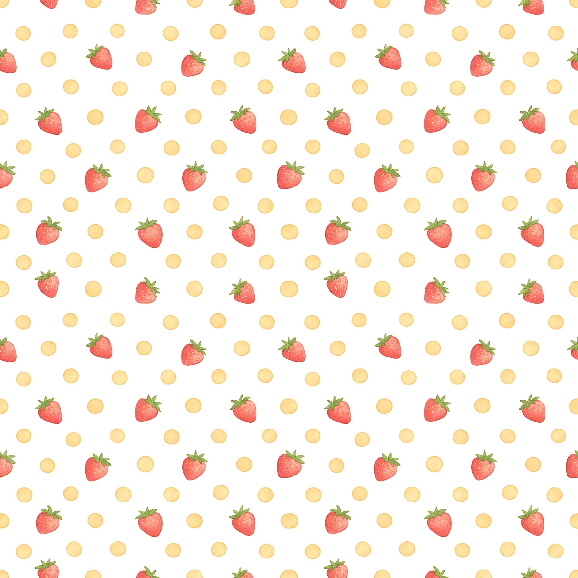 Strawberry Fabric - Shop now at American Fabric Prints