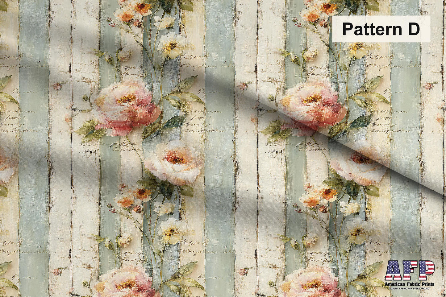 Spring Floral and Stripes Fabric Bundle Set - Shop now at American Fabric Prints