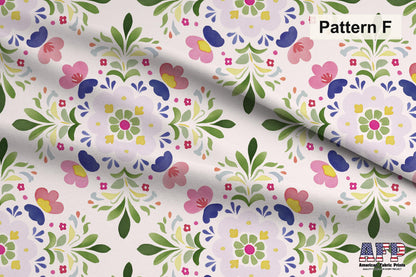 Folk Floral Fabric Bundle Set - Shop now at American Fabric Prints